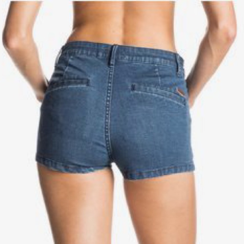 NWOT Roxy In My Head High Rise Denim Shorts 25 - Picture 5 of 10